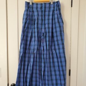 SOLD -Zara palazzo pants in gingham